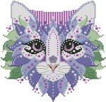 Colorful Cats Violet (image for) Colorful Cats Violet